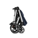 Poussette - Cybex - Balios S Lux  Ocean Blue (Silver Frame)