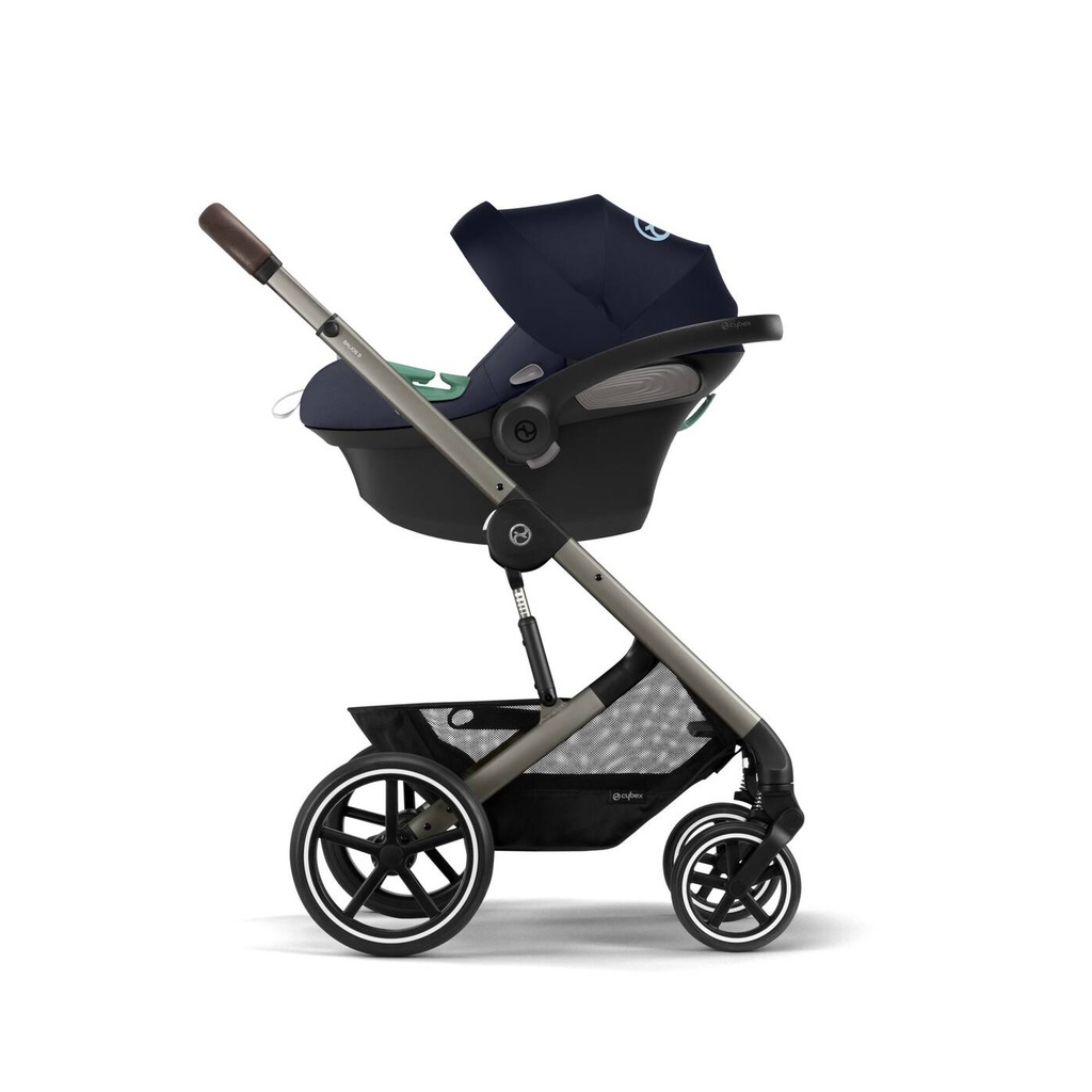 Poussette - Cybex - Balios S Lux  Ocean Blue (Silver Frame)
