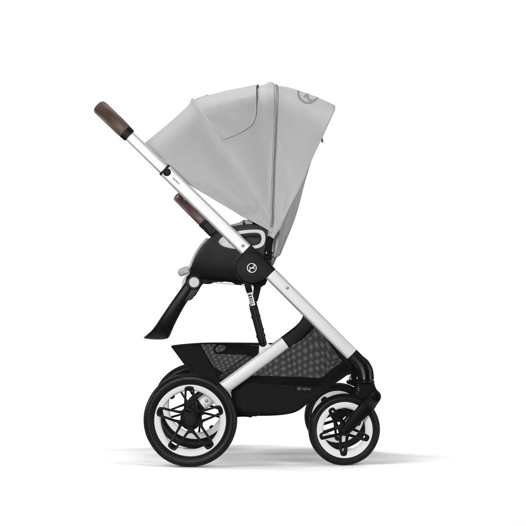 Poussette - Cybex - Balios S Lux  Ocean Blue (Silver Frame)