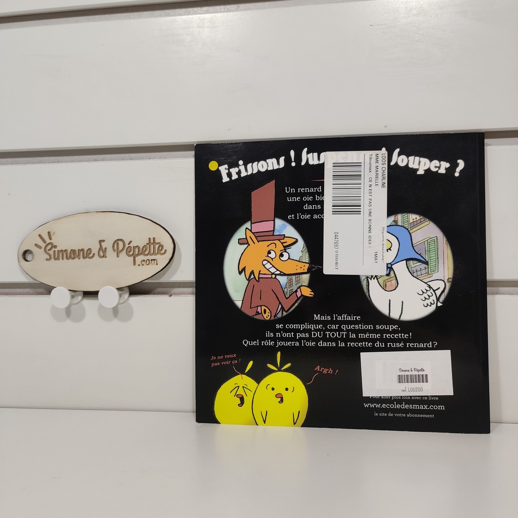 Livre - Ce n'est PAS une bonne idée 