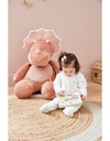 Peluche - noukie's - Large Popsie en Veloudoux, blush/rose poudré