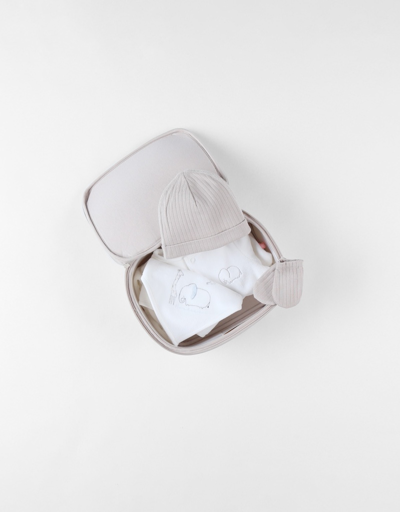 Valise de maternité - noukie's -  Pyjama1mois écru