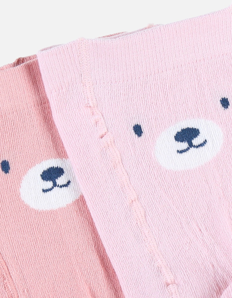 Set de 2 collants - noukie's - rose