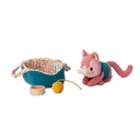 Peluche sonore - Lilliputiens - Jules le chien et son panier 