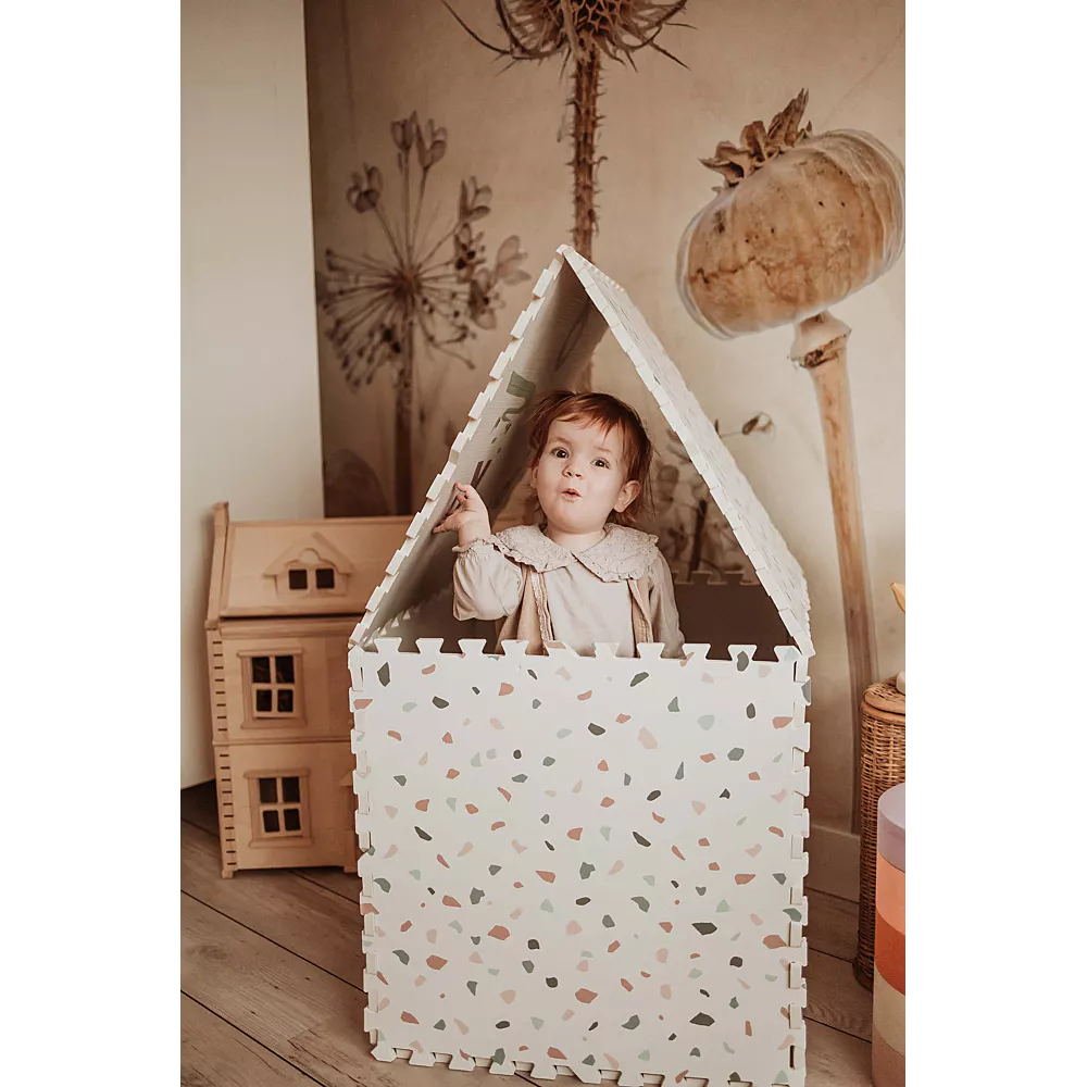 Tapis en mousse/boîte de rangement - Play & Go - EEVAA lettres