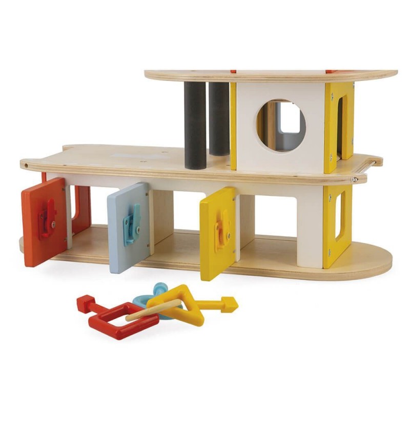 jeux en bois - garage bolide  - Janod  
