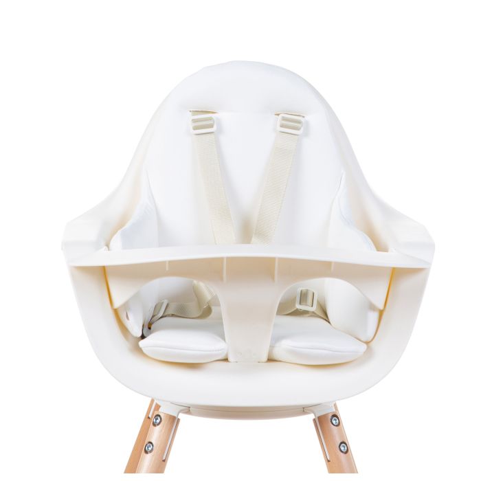 Coussin pour chaise haute Evolu - Childhome - Hearts and white 