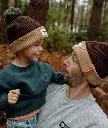 Bonnet Color Block - Hello hossy - Pistachio - 2/5 ans   