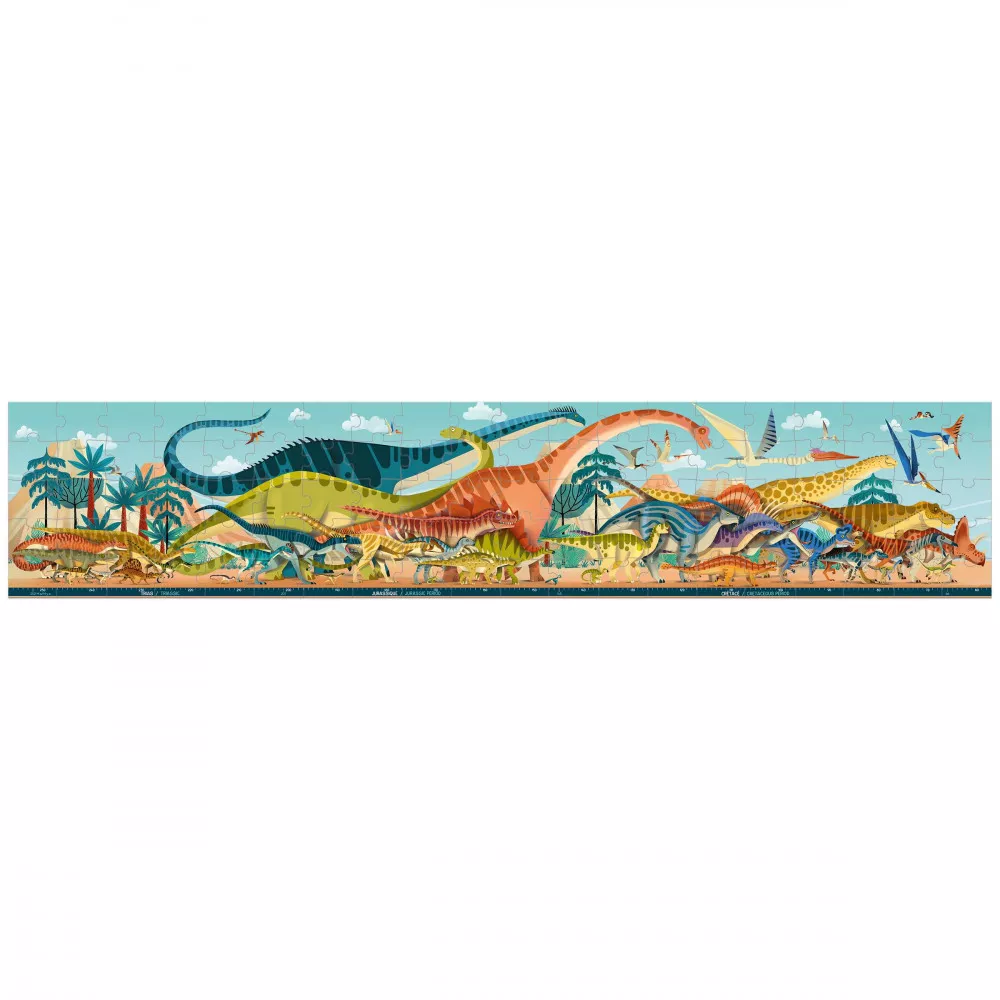 Puzzle Panoramique - Janod - Dino