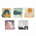 Livre d'éveil - Kaloo - Cartes chats sensoriel 