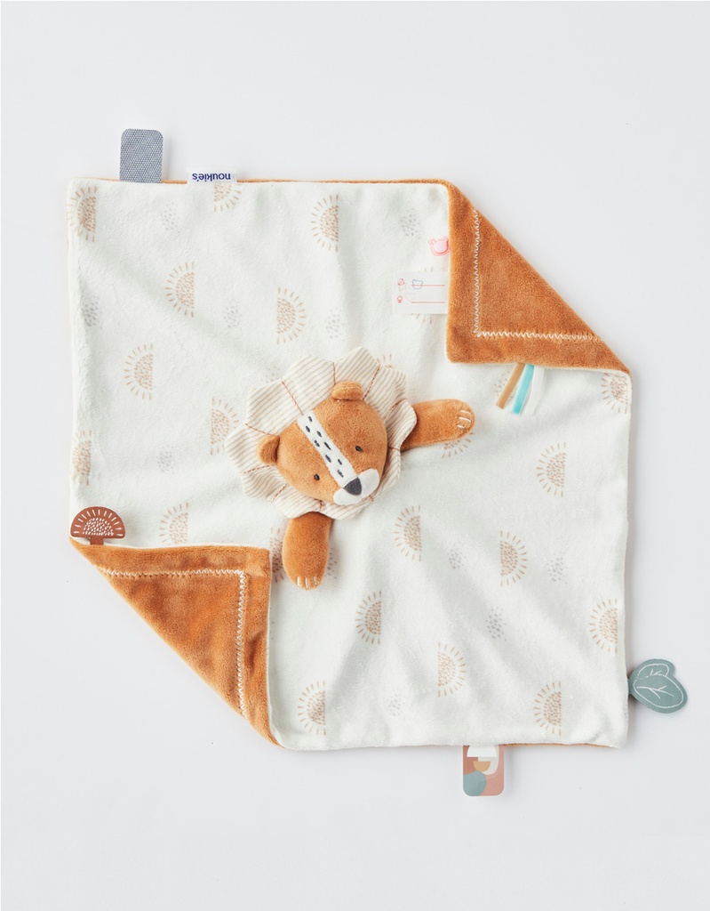 Doudou réversible - noukie's - Babou veloudoux 