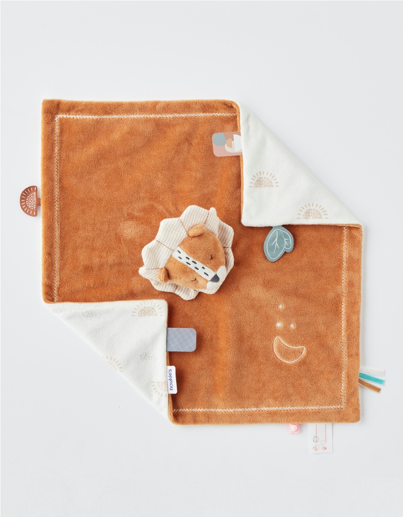 Doudou réversible - noukie's - Babou veloudoux 