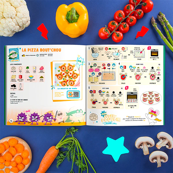 Livre - Chef club kids - Les super légumes 