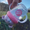Tasse d’apprentissage avec paille - Tum Tum - Ourson rose