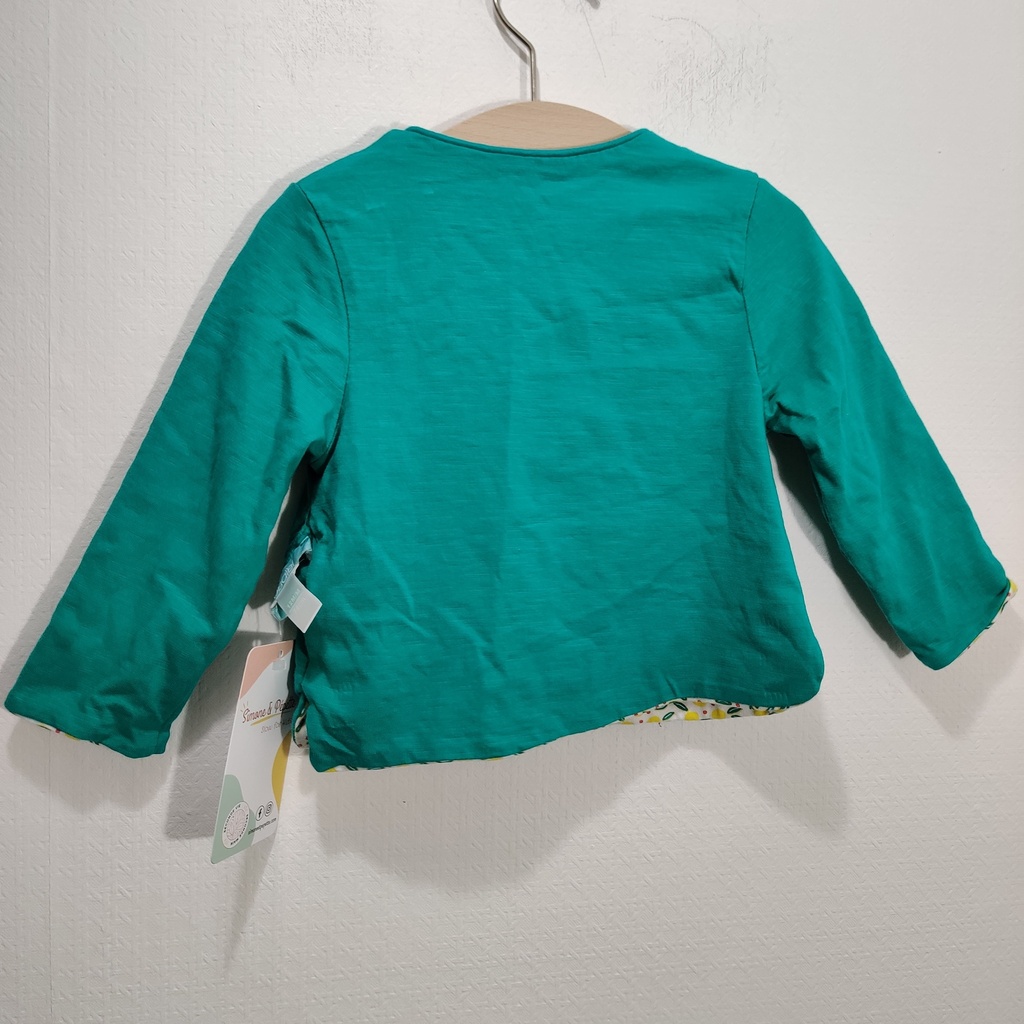 Gilet réversible - Obaïbi - 12 mois     