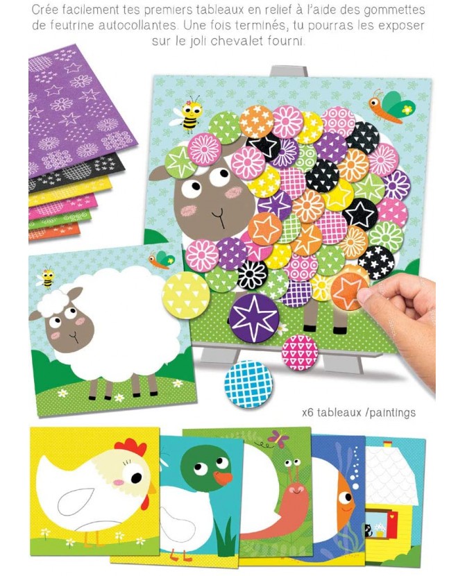 Coffret mes premiers crayons - Créa Lign -  (22x22x4,5 cm )