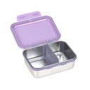 Boite à gouter inox - Lässig - Little Gang, Coeur lilas