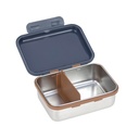 Boite à gouter inox - Lässig - Little Gang, Coeur lilas