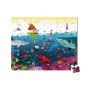 Puzzle - Janod - Le Monde Sous-Marin 100 pièces