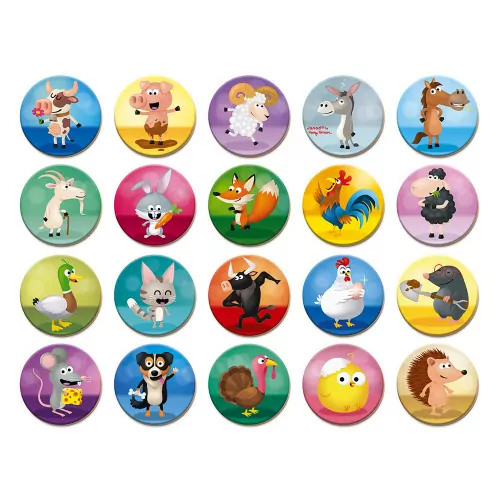   Kit Créatif - Janod - Stickers Mousse Sables Fluo Amis de la Forêt