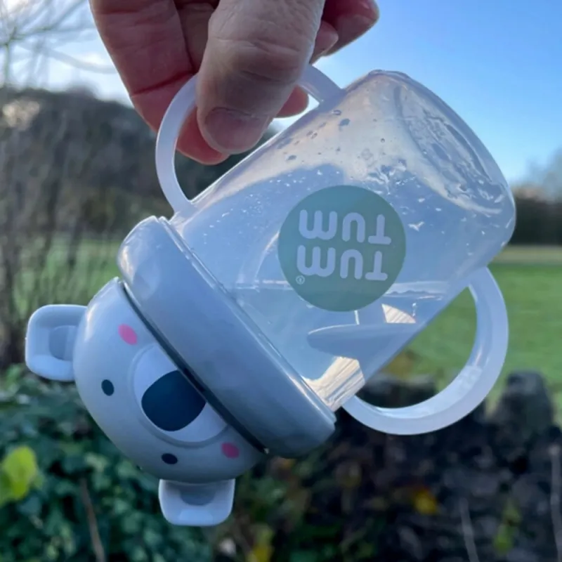 Tasse d’apprentissage avec paille - Tum Tum - Ourson rose