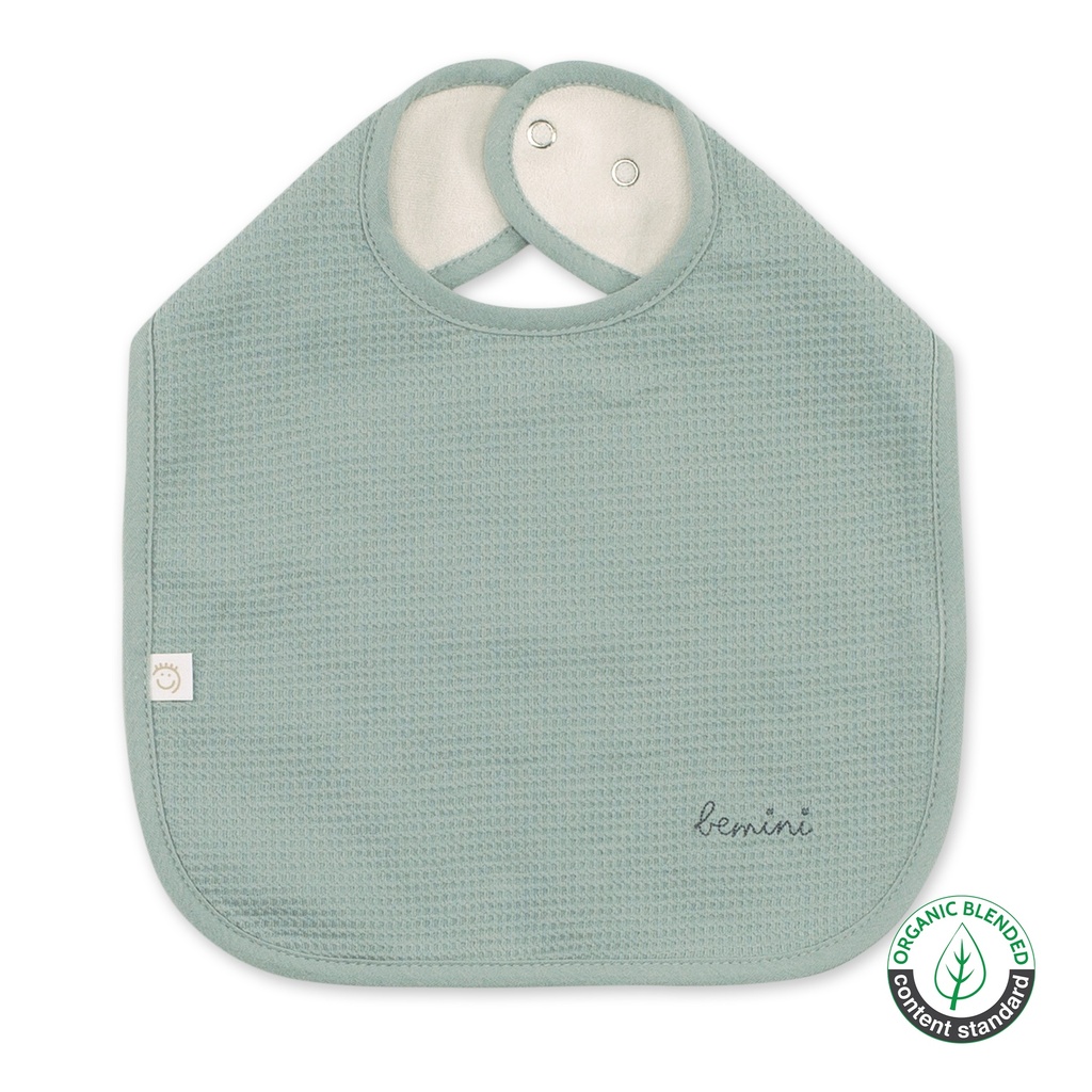 Bavoir waterproof - Bemini -  waffle lunar bio