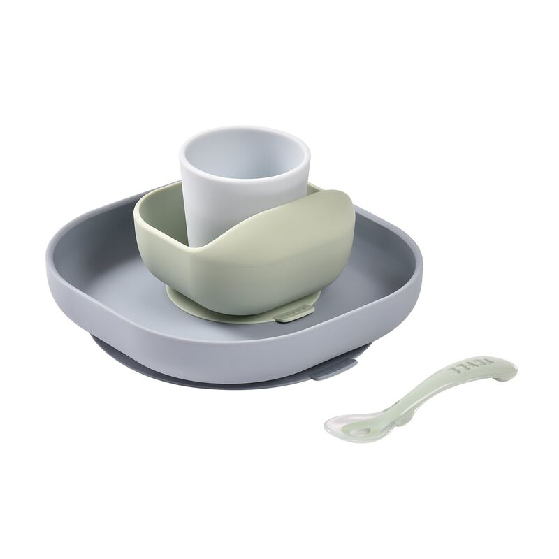 Coffret repas silicone - Beaba - jungle
