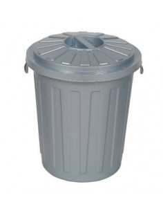 [4001515213950] Seau à couches 23L Gris argenté