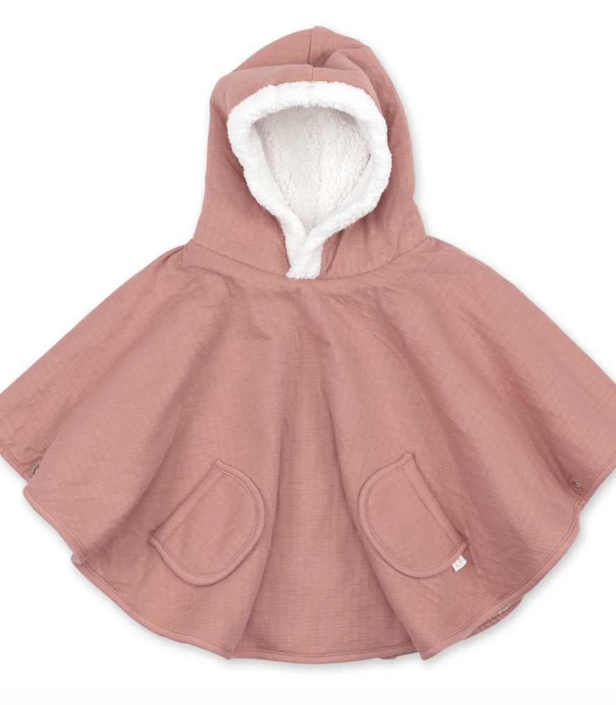 Poncho de voyage -Bemini - 9-36m bambi tetra jersey + teddy 