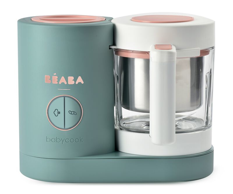 Robot cuiseur en verre babycook - Beaba - eucalyptus