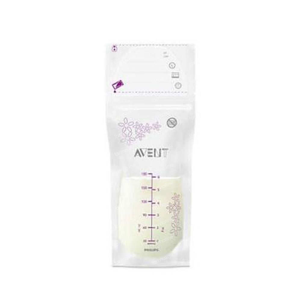Sachets de conservation du lait maternel - Avent - 25x180ml