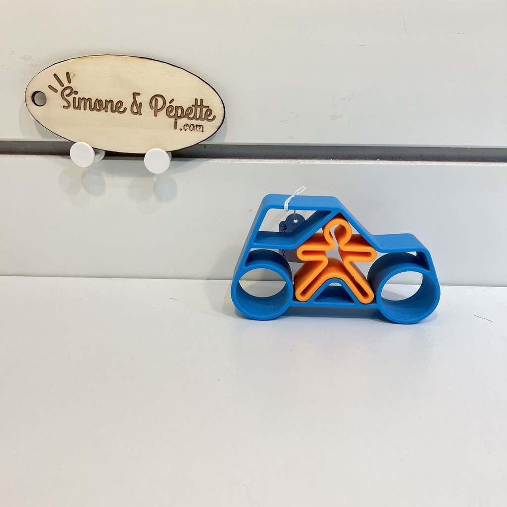 Set en silicone - Dena - Voiture et bonhomme