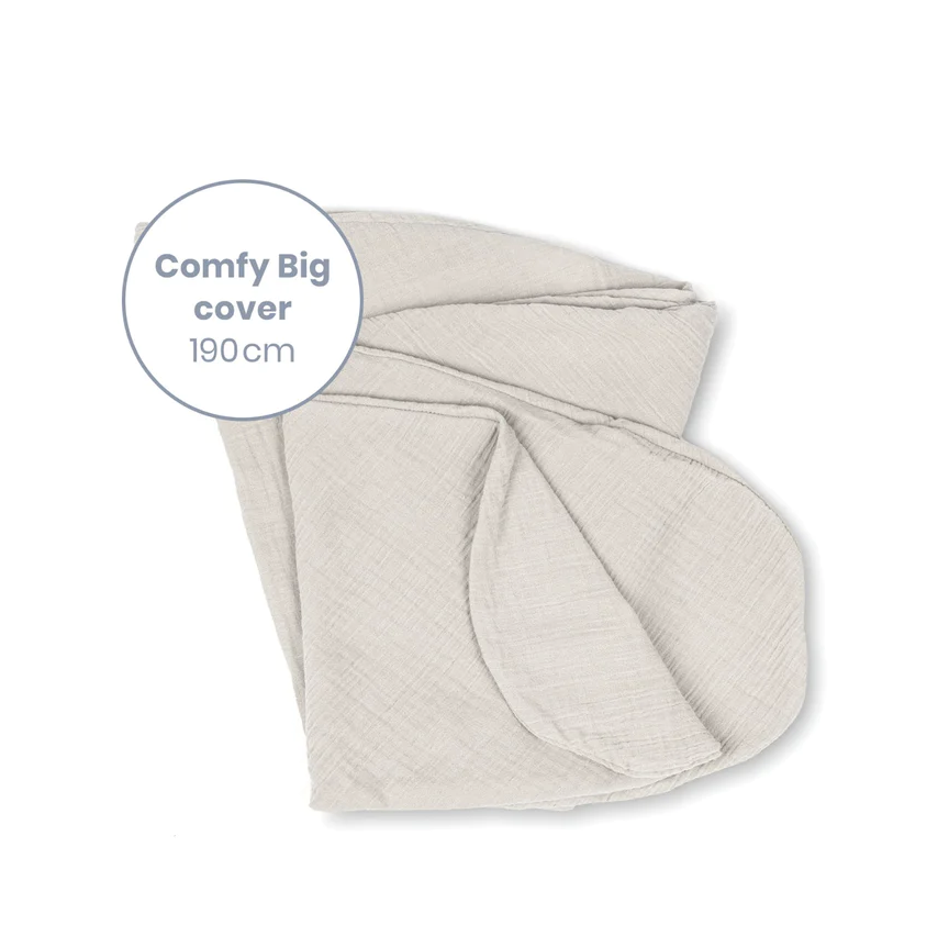 Housse de coussin d'allaitement - Doomoo - Buddy tetra Almond