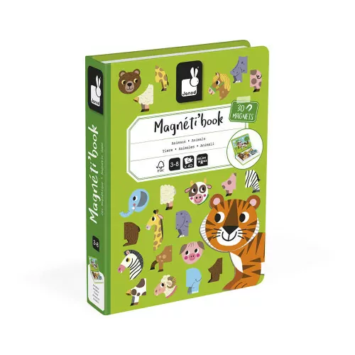 Jeu éducatif - Janod - Magnétibook Animaux