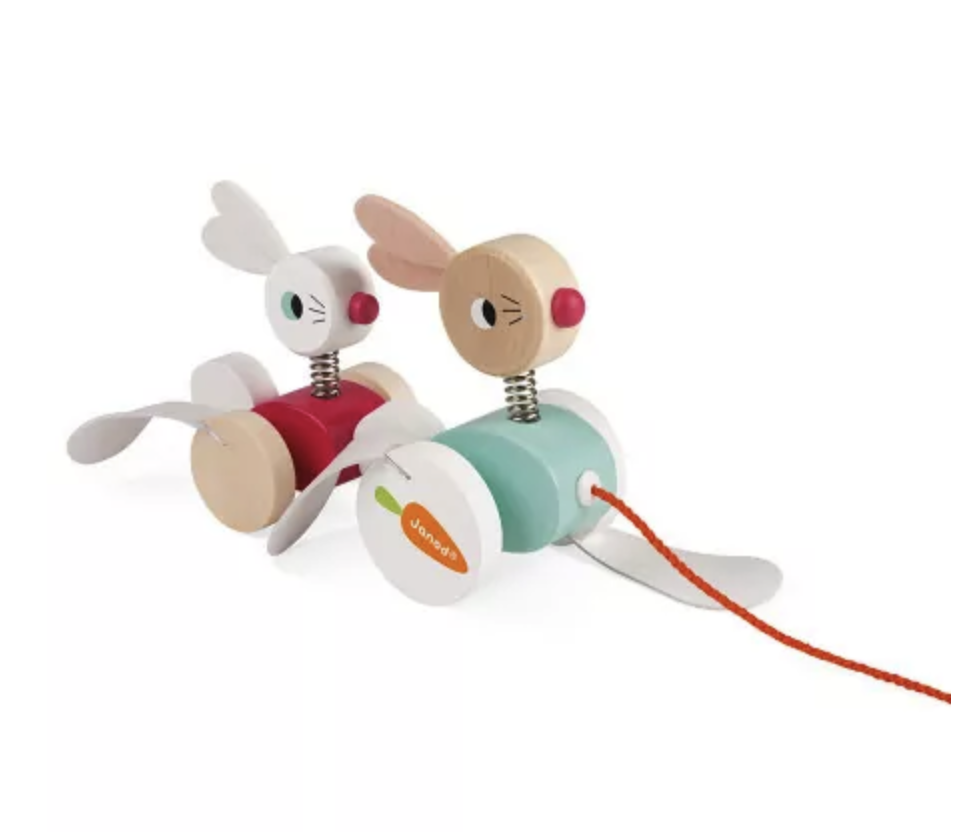 Jeu à tirer - Janod - Lapins à promener