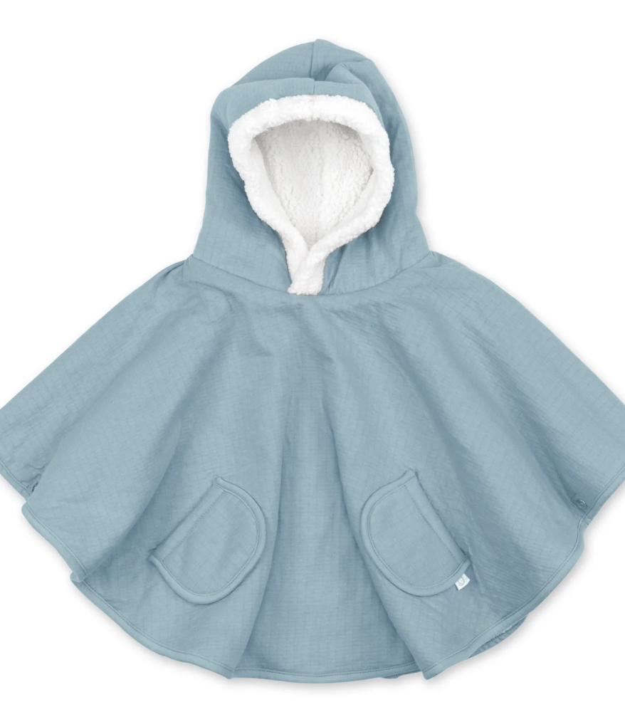 Poncho de voyage -Bemini - 9-36m wonder tetra jersey + teddy  