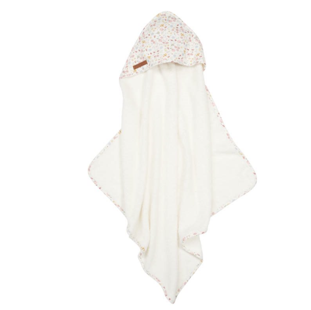 Cape de bain - Little Dutch - Flowers & Butterflies (100x100)  