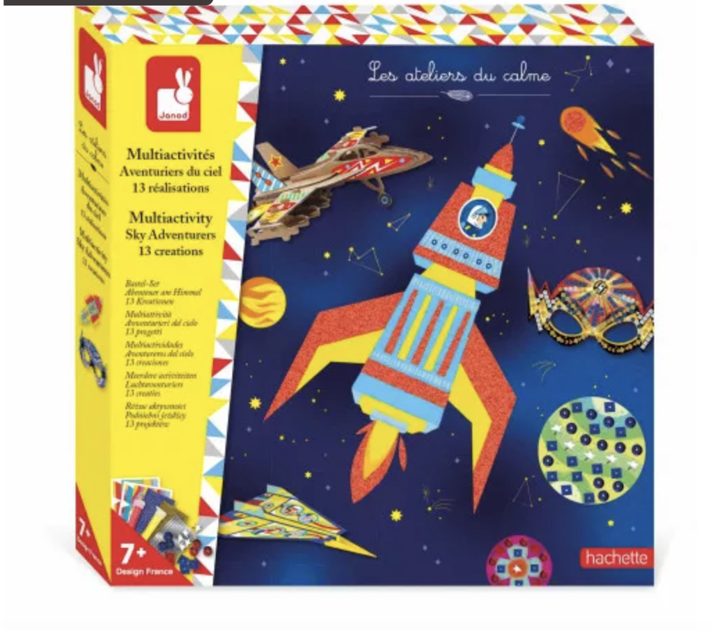 [3700217378769] Coffret créatif Mutli-activités - Janod - Aventuriers du ciel