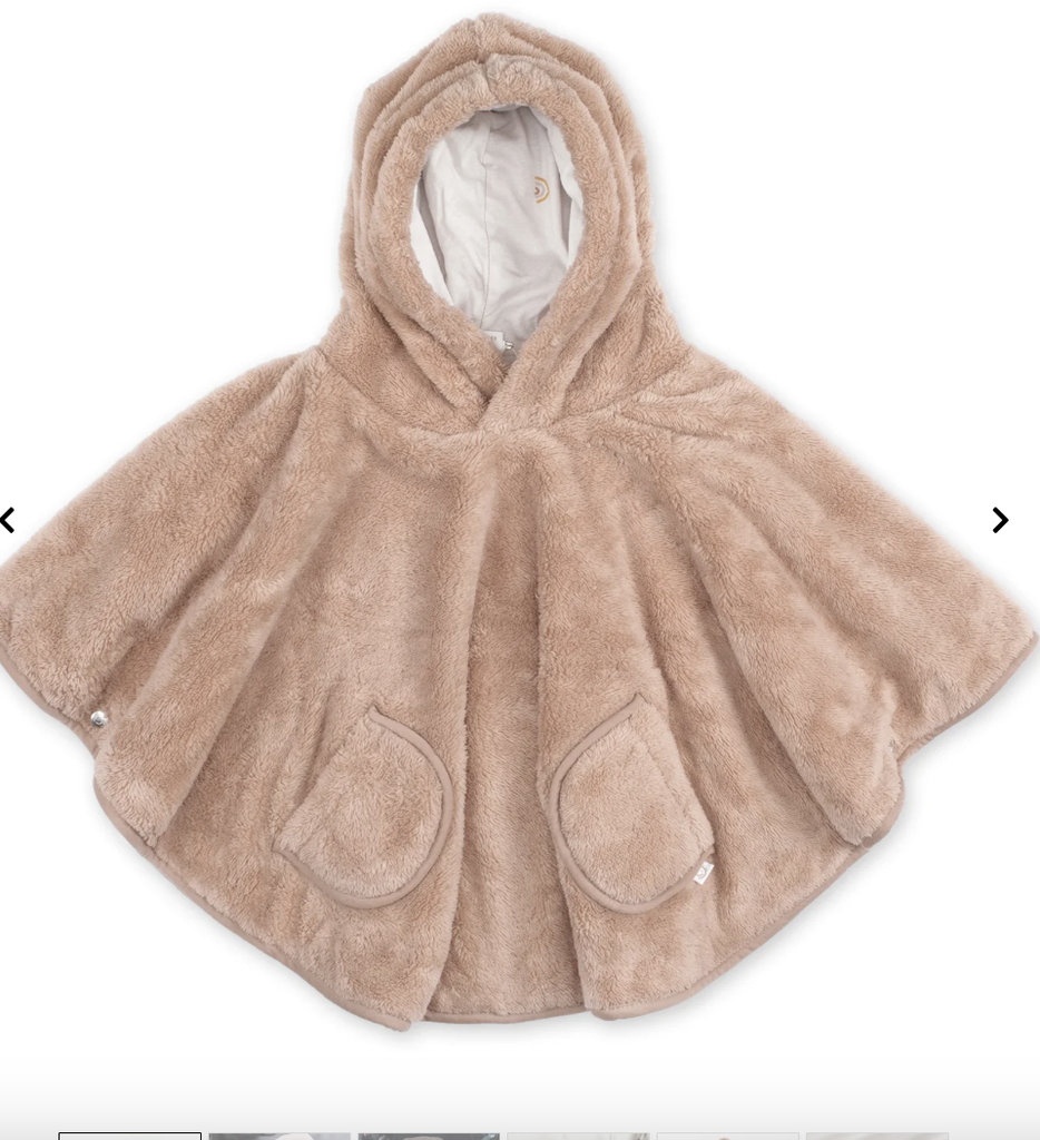 [5420010709703] Poncho de voyage -Bemini - 9-36m Natural softy jersey  