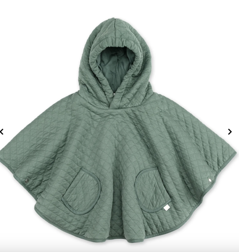 Poncho de voyage -Bemini - 9-36m quilted green