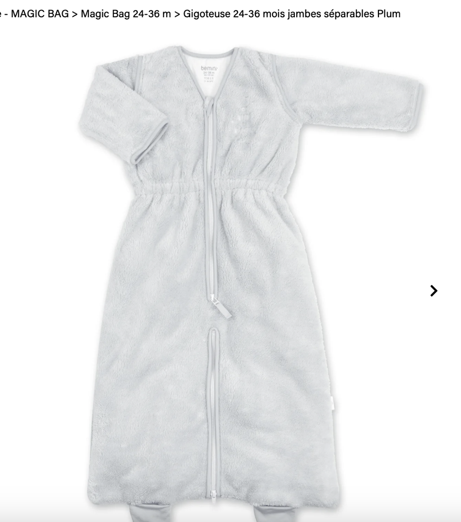 Gigoteuse - Bemini -  24-36m plum softy tog 2.5
