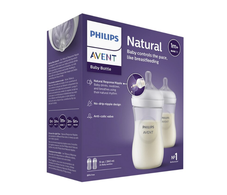 Duo de biberons - Avent - Natural Response  260ml