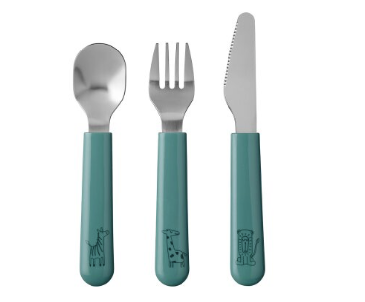 [8711269993454] Jeu de couverts pour enfants - Mepal - deep turquoise