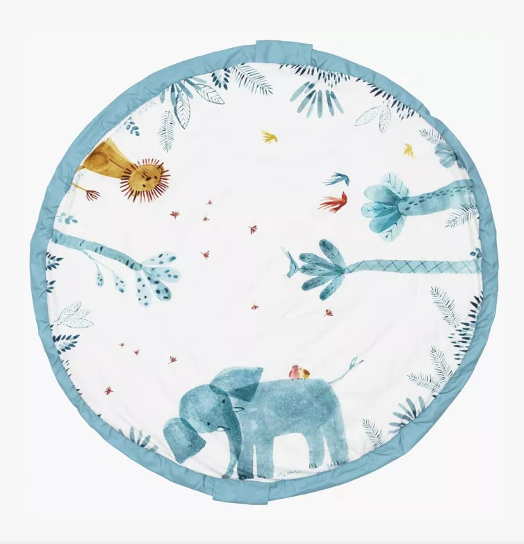 [3575676692813] Tapis de jeu / Sac de rangement - Moulin Roty - Sous mon Baobab