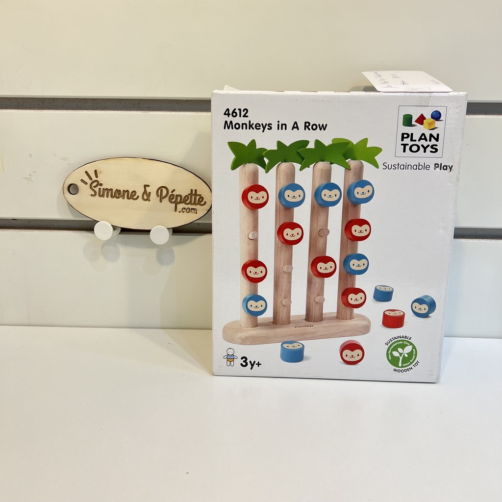 [B01376] Jeu - Plan Toys - Monkeys in a row
