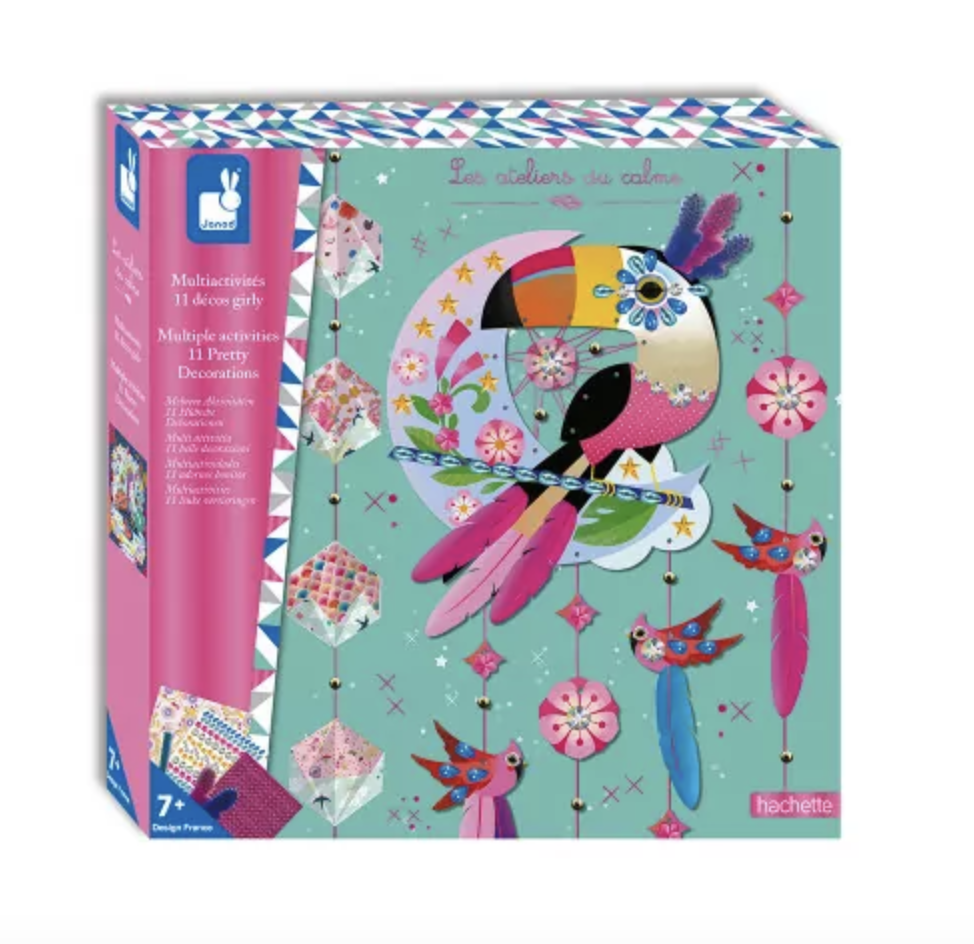 [3700217378882] Kit créatif - Janod - Multiactivités 11 décos girly