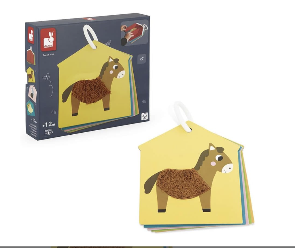 Cartes tactiles - Janod - Ferme