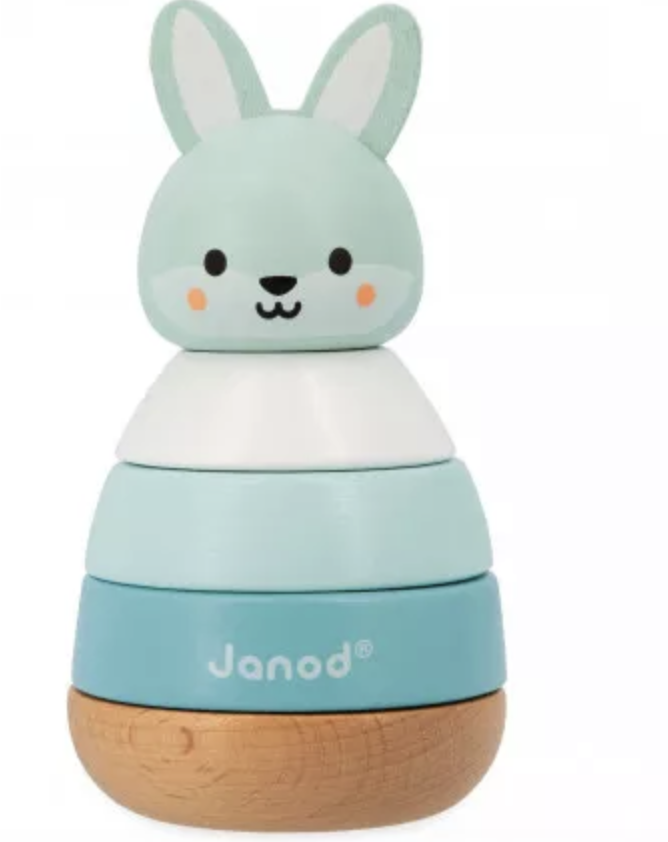 Empilable - Janod -  lapin pure bois