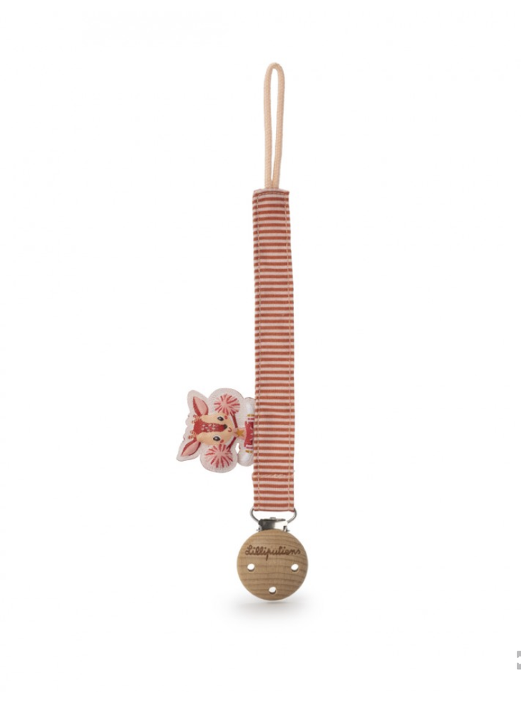 [5414834834598] Attache tétine - Lilliputiens - Stela le faon