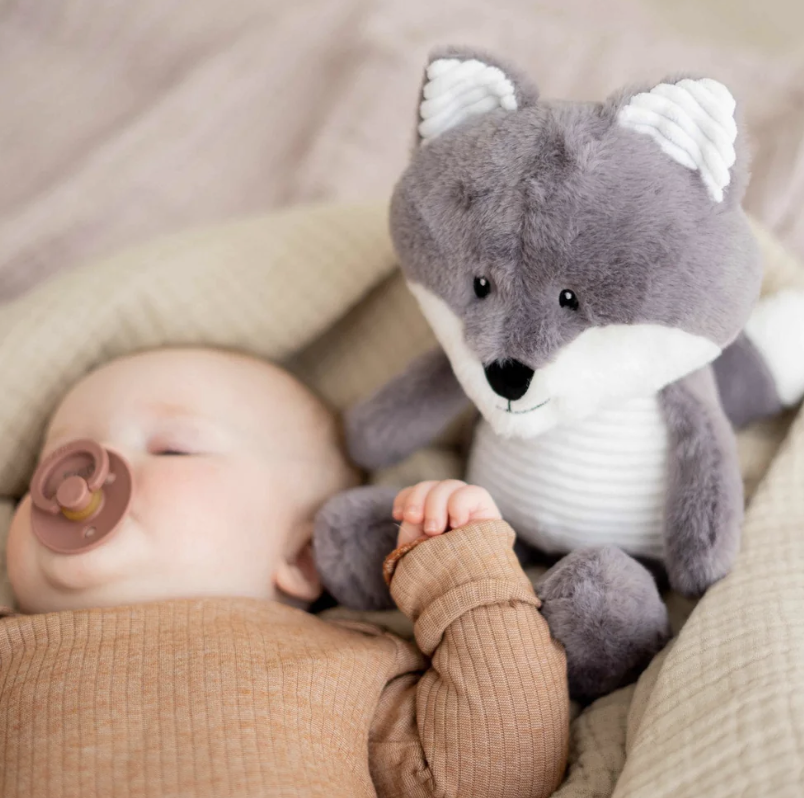 Peluche d'aide à l'endormissement - Flow - Robin grey